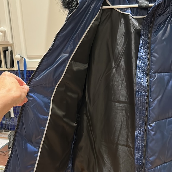 DKNY Parka metallic blue - Picture 5 of 7